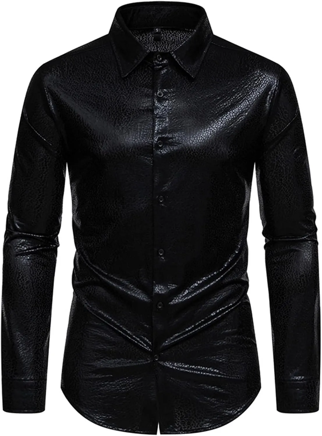 LCMTWX Long Sleeve T Shirt Men 2024 Button Collar Men's Blouse Fishing Gifts for Men Men's Casual Button Shirts Mens T