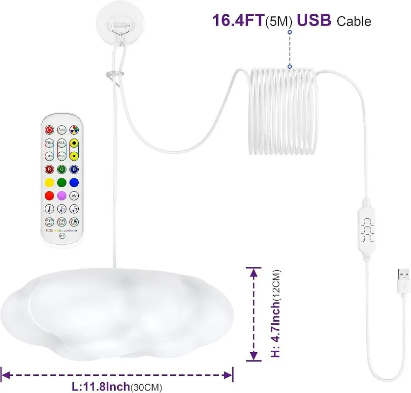 LED Cloud Lights Ceiling Lamp
