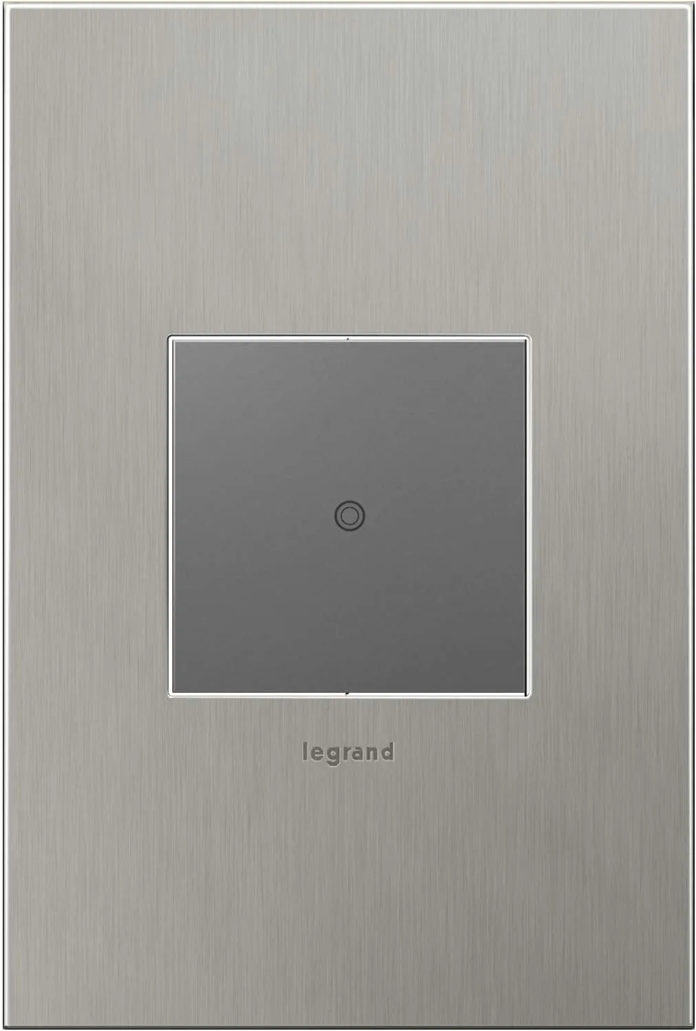 Legrand adorne Brushed Stainless Steel, 1-Gang Wall Plate, AWC1G2BS4