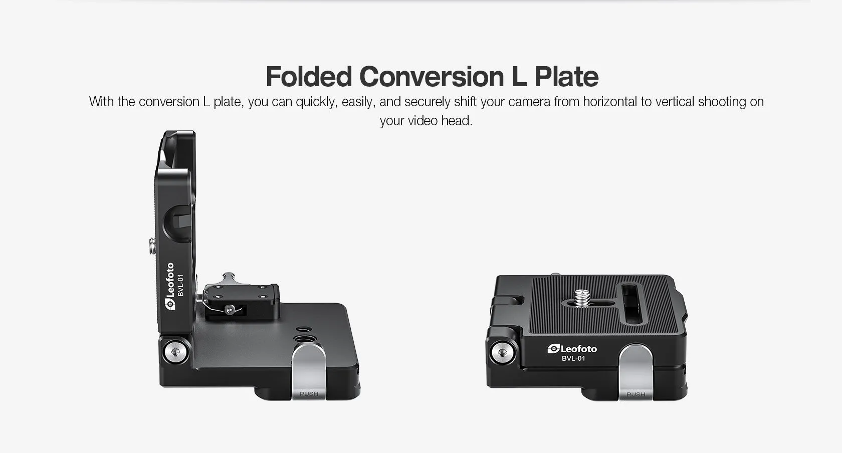 Leofoto BVL-01 Foldable Conversion L Plate | Arca Compatible