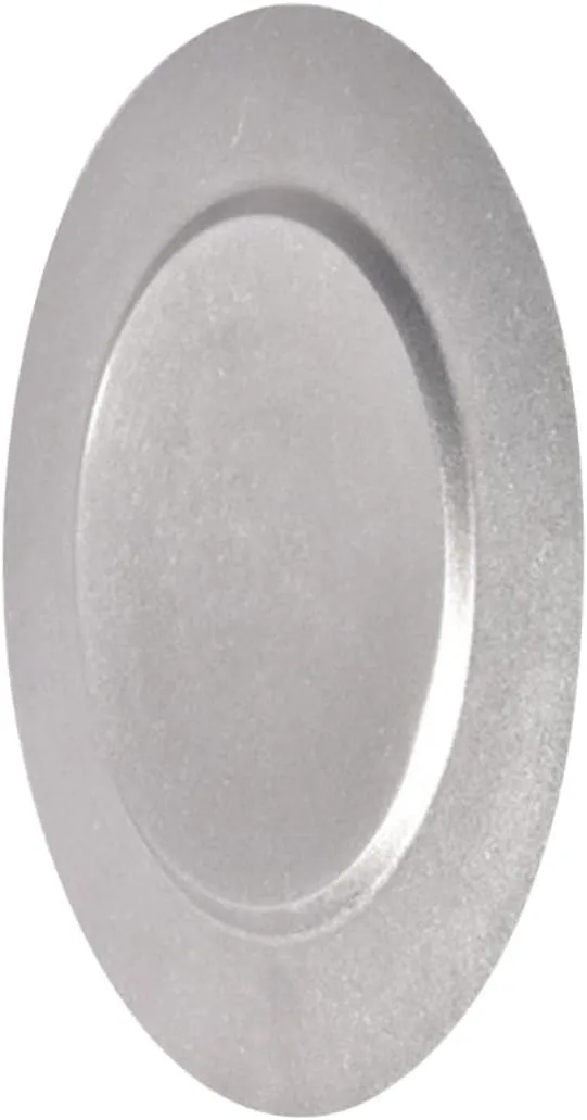 LIFKOME Stainless Steel Food Serving Plate Retro Design for Outdoor Dining Camping Household Use Stylish Dinnerware Desserts