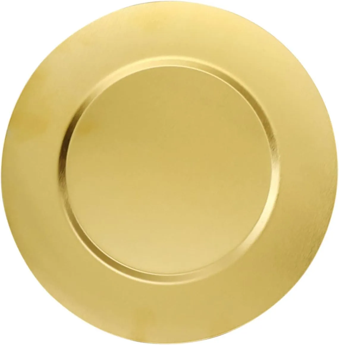 LIFKOME Stainless Steel Round Steak Plate Vintage Style Metal Dinner Plate Portable Break for Camping Snacks and Dinner Easy to Stack Clean