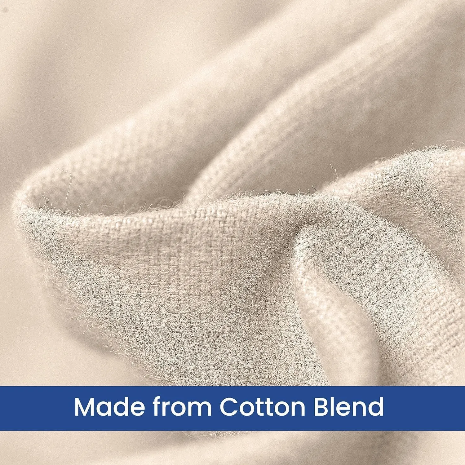 Linteum Textile Cotton Blended Hospital Patient Bath Blanket, Bed Bath Sheet, Twin Blanket Lightweight Thermal Utility Blankets 70x90 in, 1.4 lb. Unbleached