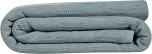 Linteum Textile Supply Thermal Blanket (Grey, Twin) Long Lasting and Durable Snag-Free Soft Blanket, Made from 100% Cotton Material for Home, Hospitals, 66x90 Inches
