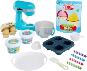 Little Tikes Creative Chefs Baker’s Kit with Make-It Mix Play Sand, 18 Accessories, Realistic Pretend Play Set, Boys, Girls, Ages 3 