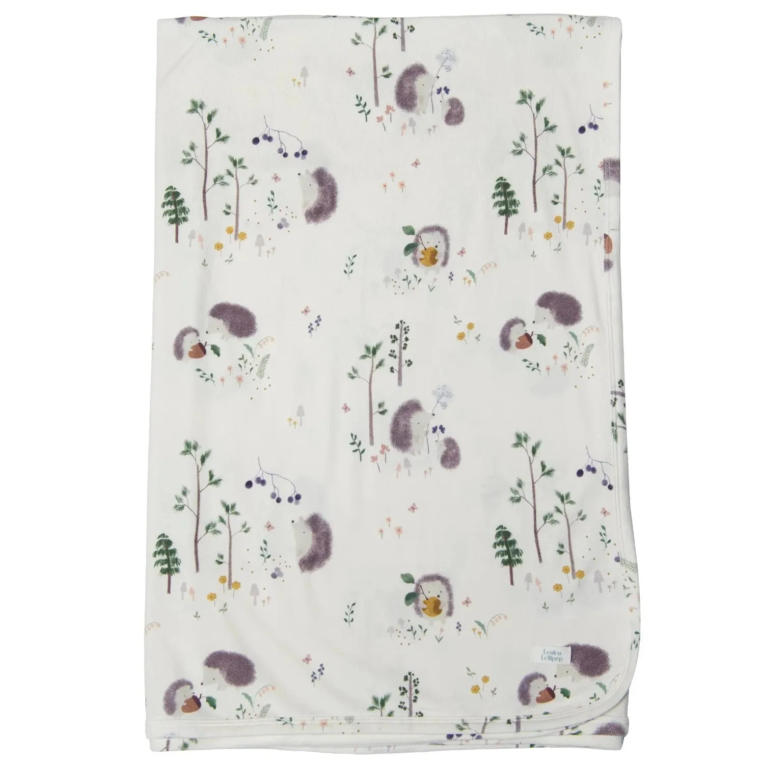 Loulou Lollipop Stretch Knit Swaddle - Hedgehogs