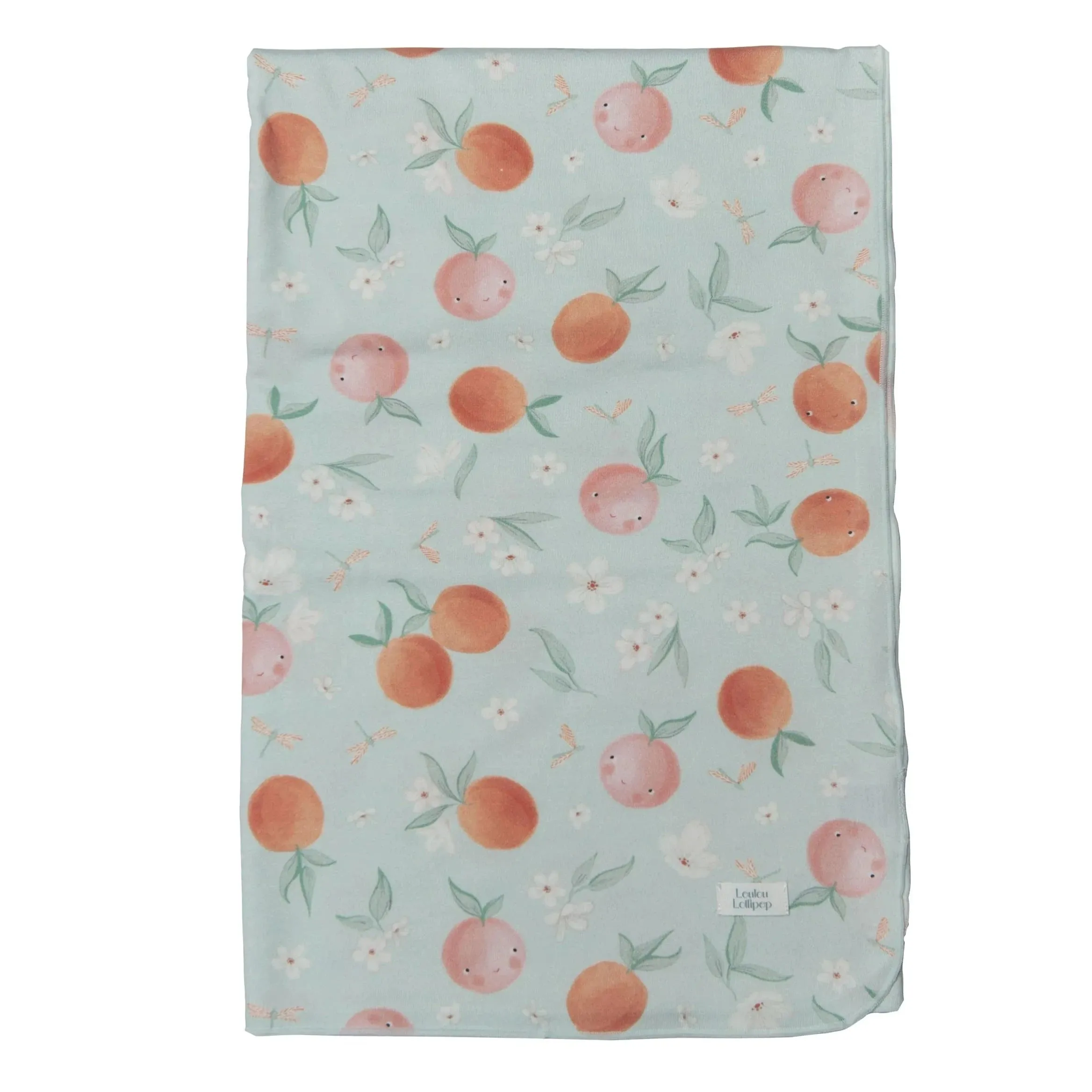 Loulou Lollipop Stretch Knit Swaddle - Peaches