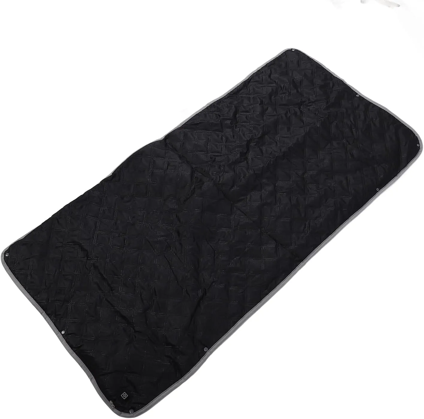 Luqeeg Heated Blanket, 3 Heating Levels, Heated Camping Blanket, Heating Pad, Comfortable Fleece Sleeping Bag Pad, Portable Mat for Camping, Picnic, Stadium (150cm*72cm)