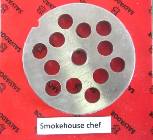 MADE IN ITALY #22 X 1/2 (12 MM) LARGE Meat Grinder Disc Plate Hobart Cabelas LEM