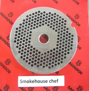 MADE IN ITALY #22 X 1/8" holes (3 MM) Small Grind Meat Grinder Disc Plate Hobart Cabelas LEM. 3mm for minced texture meats