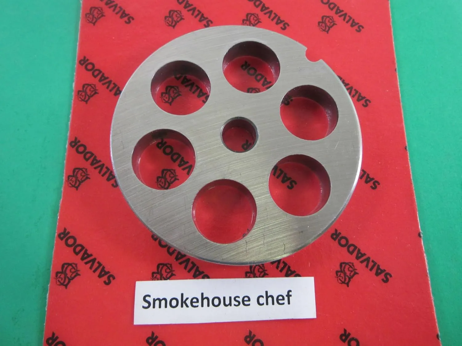 MADE IN ITALY #22 X 3/4 (20 MM) holes for VERY LARGE Meat Grinder Disc Plate Hobart Cabelas LEM