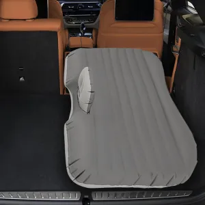 Magshion Foldable Inflatable Car Air Mattress, 48 Hours Air-Tight Duration, Camping Mattress with Repair Kit, 54"×35" Back Seat Sleeping Pad for Car Universal SUV Truck MPV (Gray)