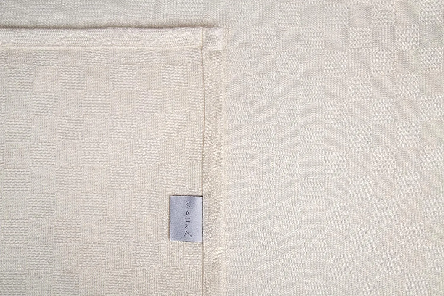 MAURA All Season Cotton Decorative Thermal Bed Blankets, Classic Basket Wave Breathable, Super Soft, Cozy Blanket and Perfect for Layering Any Bed. King Large Size 108”x 90”