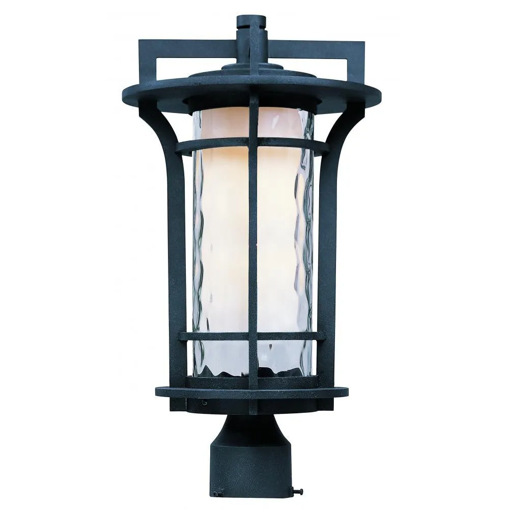 Maxim Lighting OAKVILLE LED E26 65780WGBO Exterior Country Rustic - Black