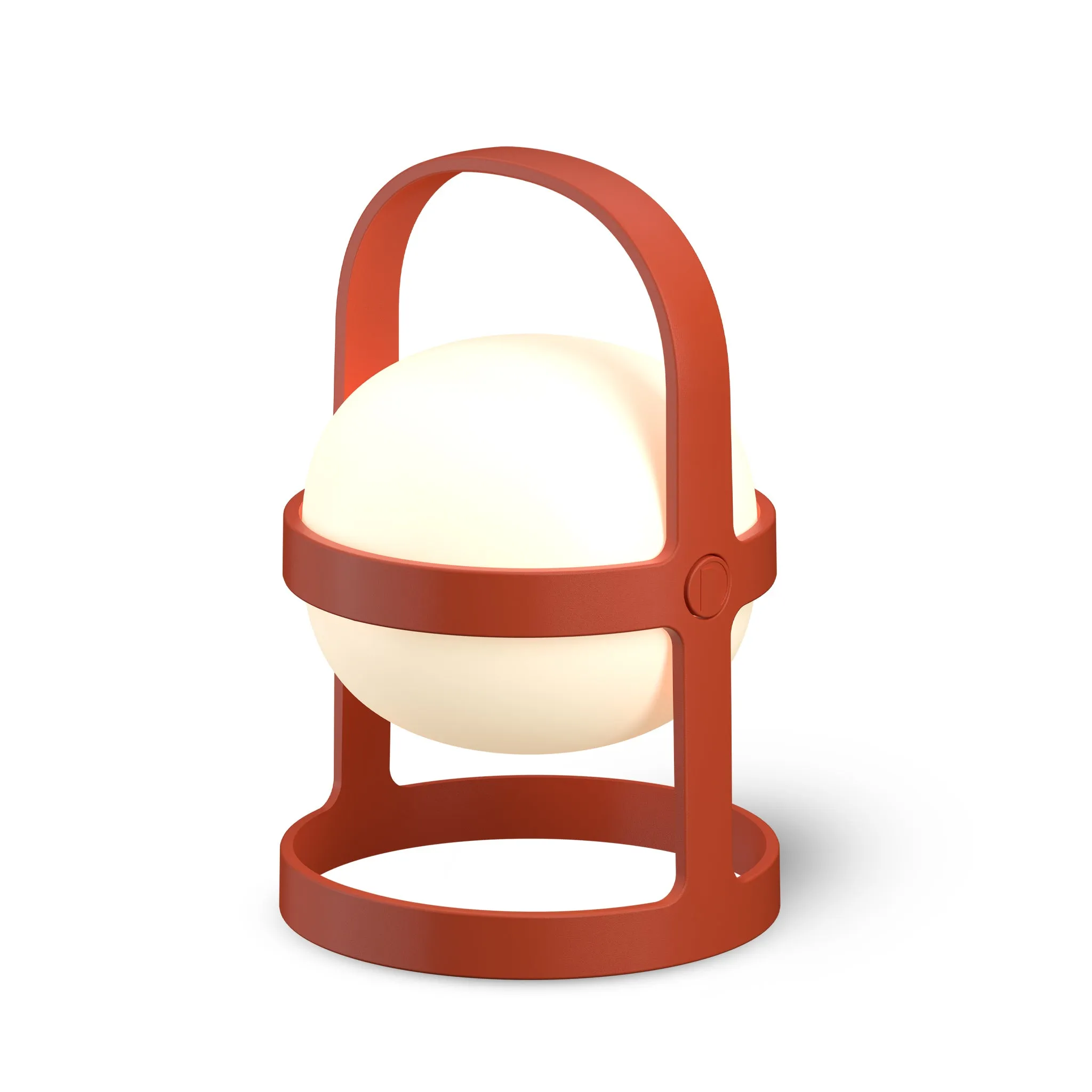 Medium Soft Spot Solar Lantern: Terracotta
