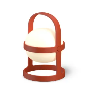 Medium Soft Spot Solar Lantern: Terracotta