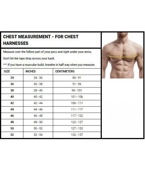 Men’s Sheep Leather BDSM Chest Harness – Adjustable with D-Rings