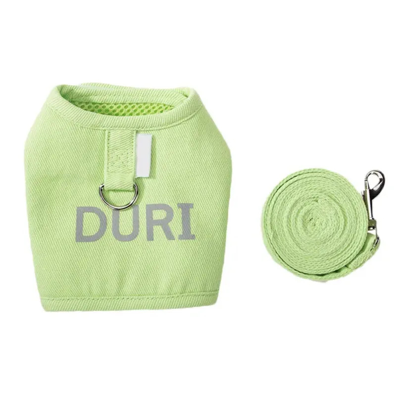 Mesh Canvas Cat Harness & Leash