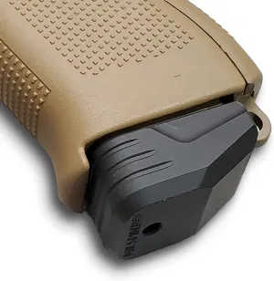 Milspin Stainless Steel Weighted Magazine Base Plate Compatible with Glock Gen 1-5 and Beef Jones
