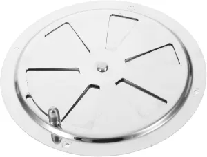 Mipcase Stainless Steel Ventilation Plate Round Louver Vent Cover with Side Knob for Yacht Rv Boat Durable Mirror Finish Effortless Operation Advanced Airflow Control