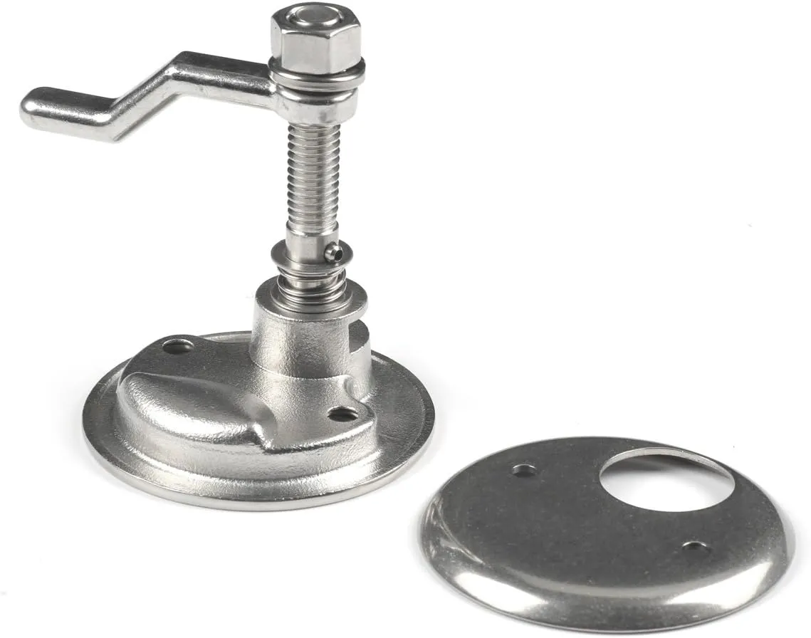 MIZUGIWA Boat Cam Latch Stainless Steel Marine,Boat Locker Latch Hatch Pull,Flush Hatch Lift with Back Plate Fasteners