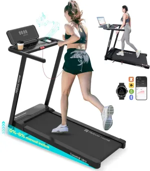 Mobvoi Home Treadmill Walking Pad/SE/Plus 3 in 1 Folding Treadmill Walking Pad 2.5 HP Compact Running Walking Machine with Remote Control for Home Office 265 LBS 7.6 MPH