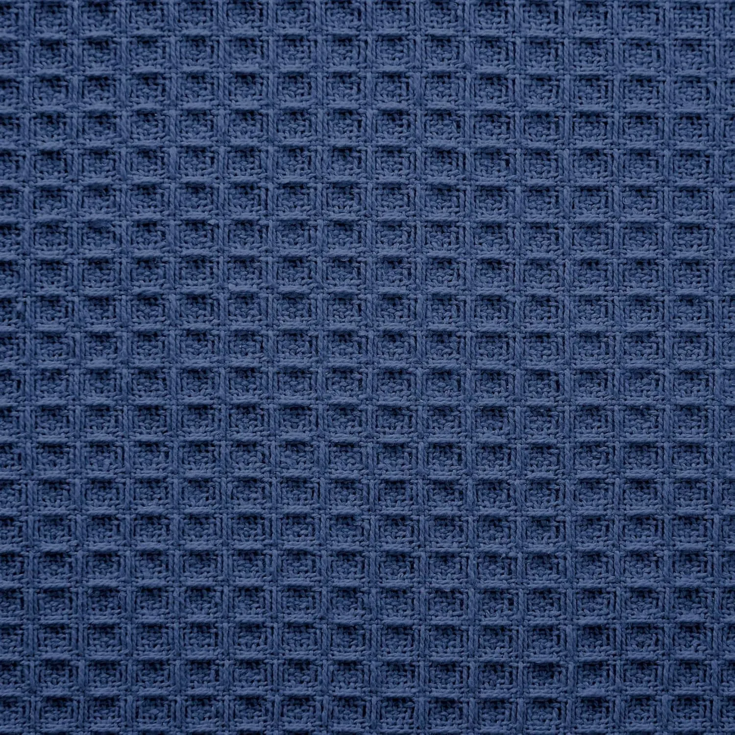 Modern Threads 100% Cotton Waffle Thermal Blanket, Navy, Full/Queen