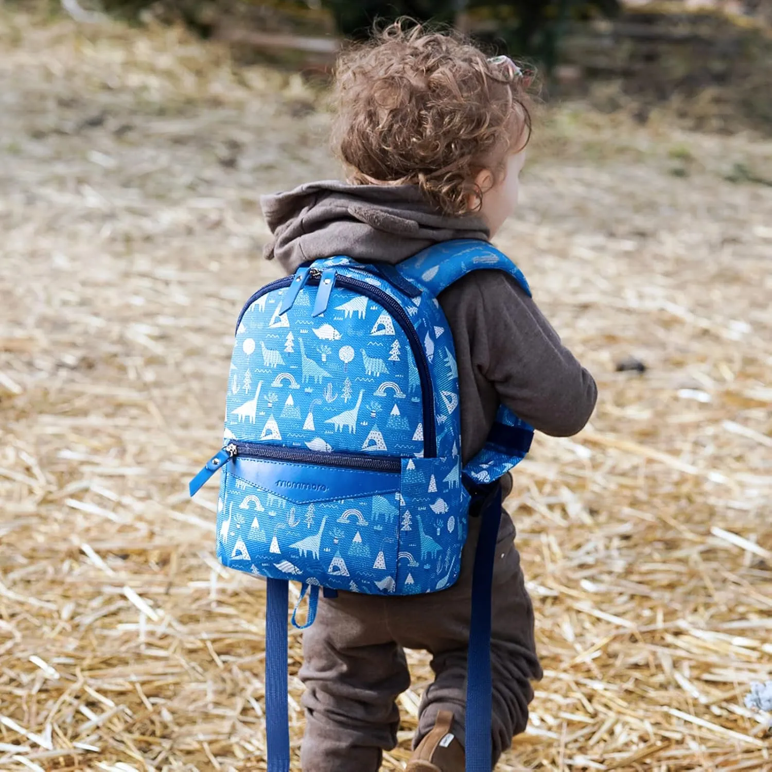 mommore Fashion Toddler Backpack Travel Kids Backpack with Small Toddler Leash Baby Bag
