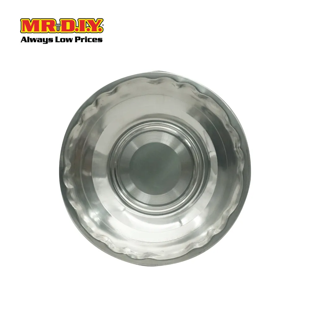 (MR.DIY) Stainless Steel Dish Serve Plate (22cm)