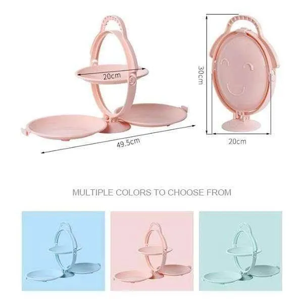 Multi-Layer Creative Foldable Snack Fruit Bowl Stand