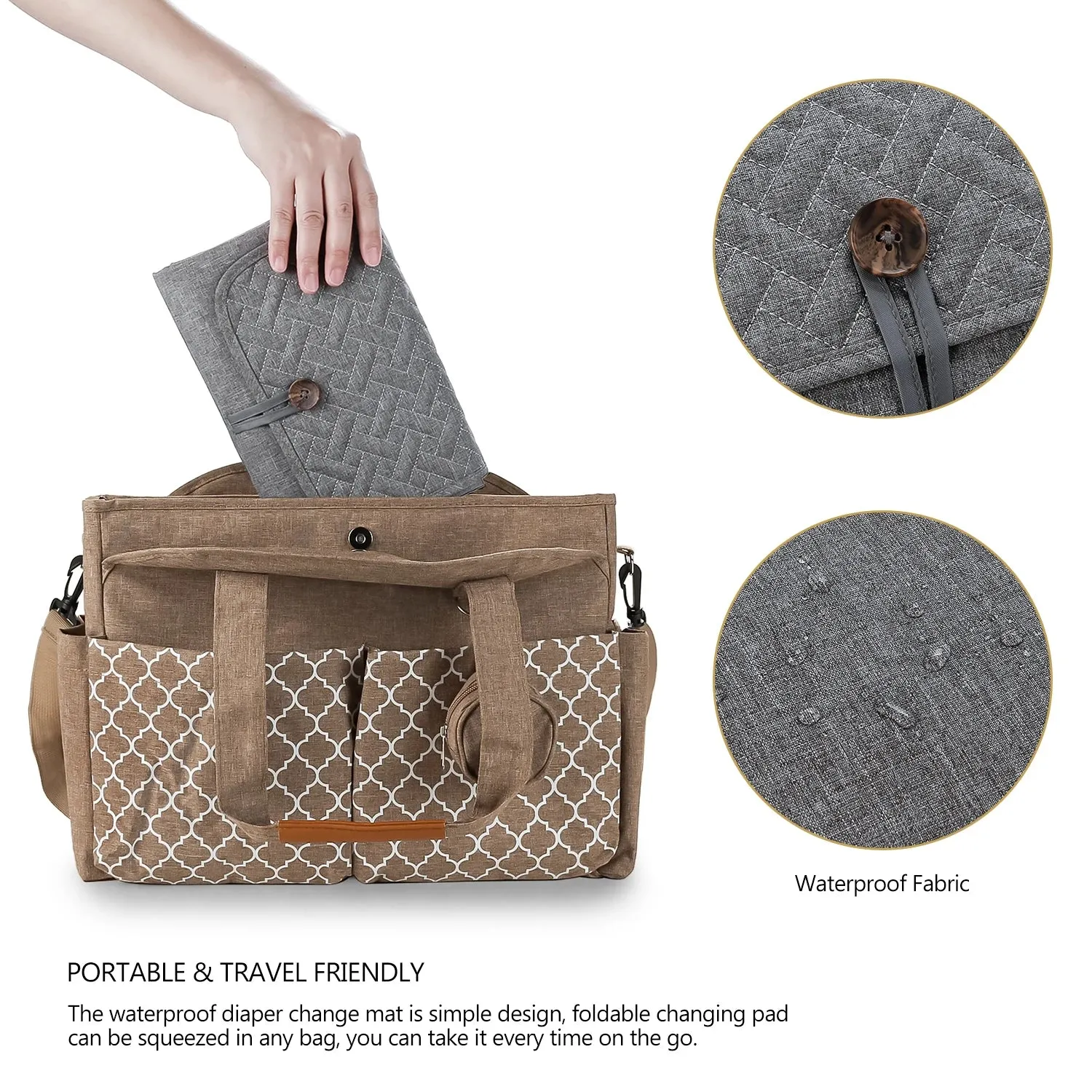 Multifunction Foldable Waterproof Changing Pad