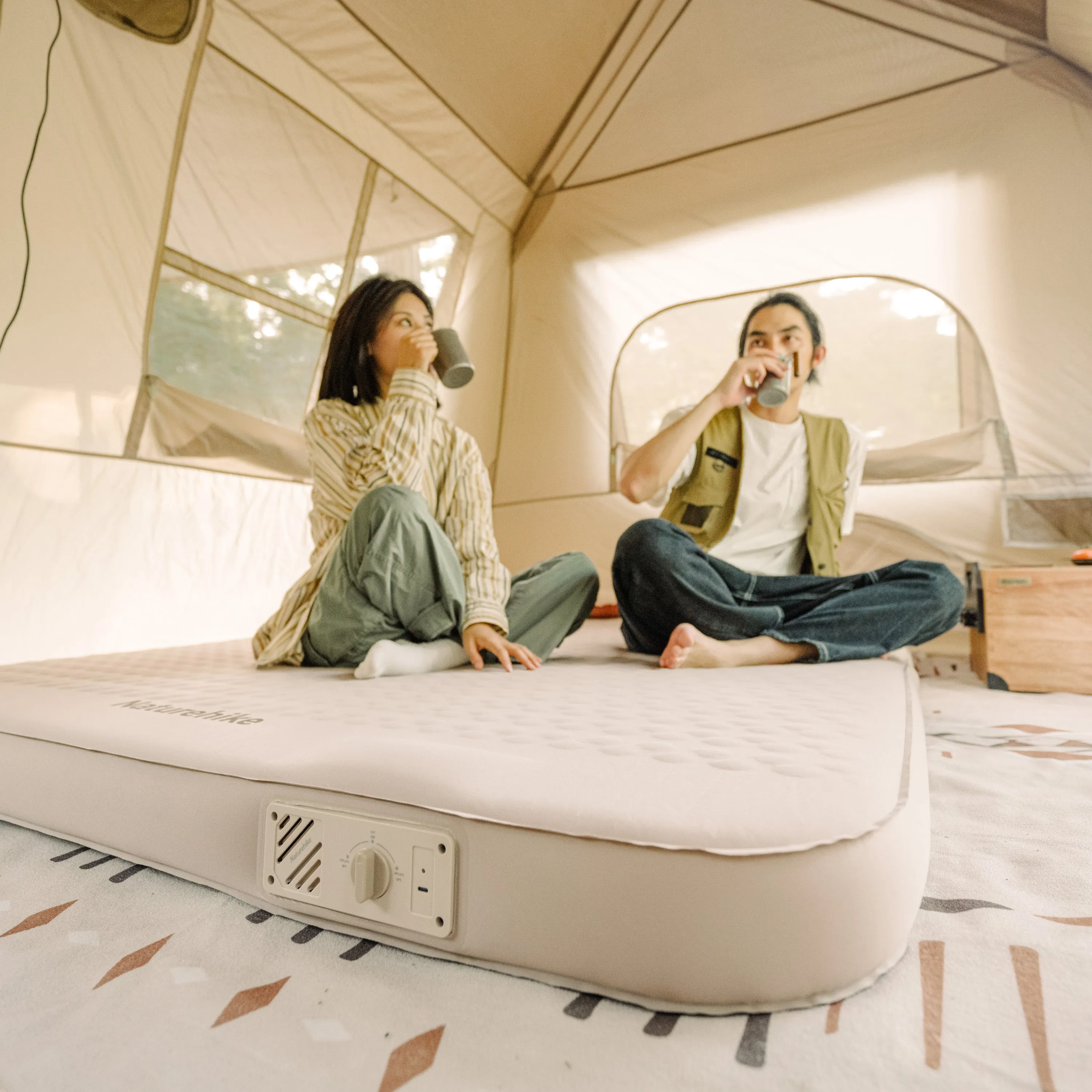 Naturehike Cushion (Yugu)Comfort Double Anniversary sale Automatic Inner Pump With Inflatable Inflatable Best-selling deal