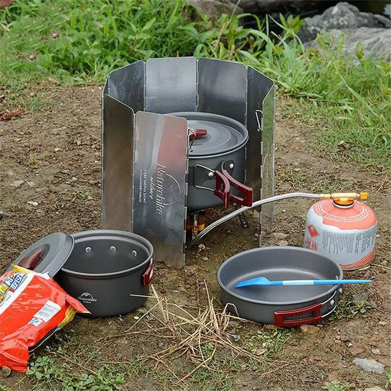 Naturehike Outdoor 8 Plates Foldable Wind Shield