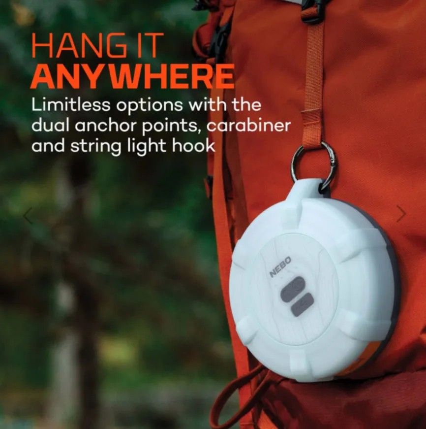 Nebo Luna 400  2-in-1: Lantern   Color String Light