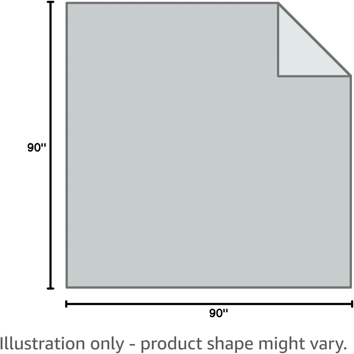 NesteriaHome 100% Cotton Blanket Waffle Weave Grey 405 GSM 90x90 Inches Soft Thermal Blanket Queen Size Lightweight, Breathable & Durable All Season Throw Blanket for Bed, Couches and Living Room