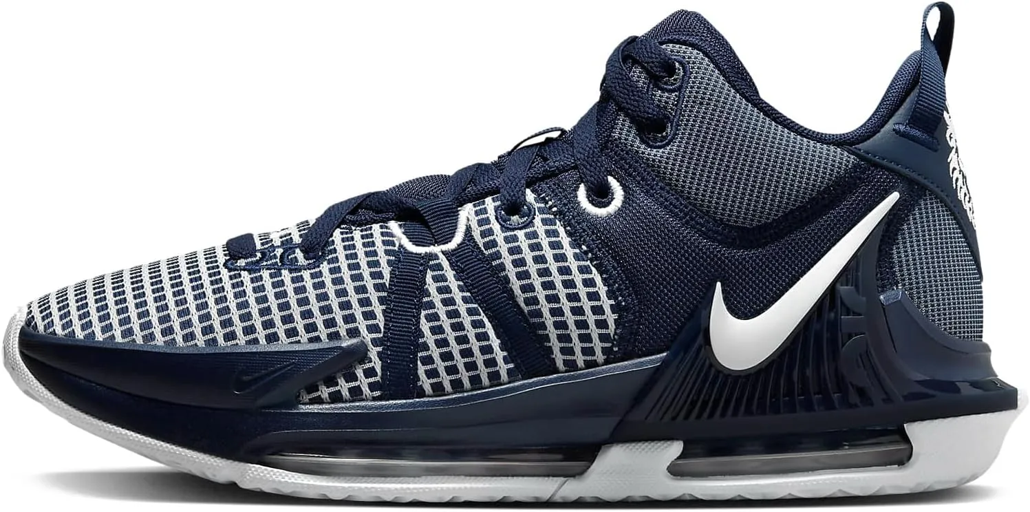 Nike Lebron Witness 7 (Team) Basketball Shoes (DZ3299-002, Wolf Grey/Wolf Grey/White)