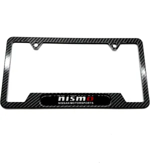 Nismo GTR 300z 350z Z Rogue Titan Armada Maxima Altima Quest Murano Sentra Pathfinder Frontier Carbon Fiber Stainless Steel License Plate Frame