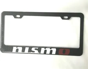 Nismo Racing Carbon Fiber Stainless-Steel License Plate Frame Cover For Z350 Z370 GTR (1)