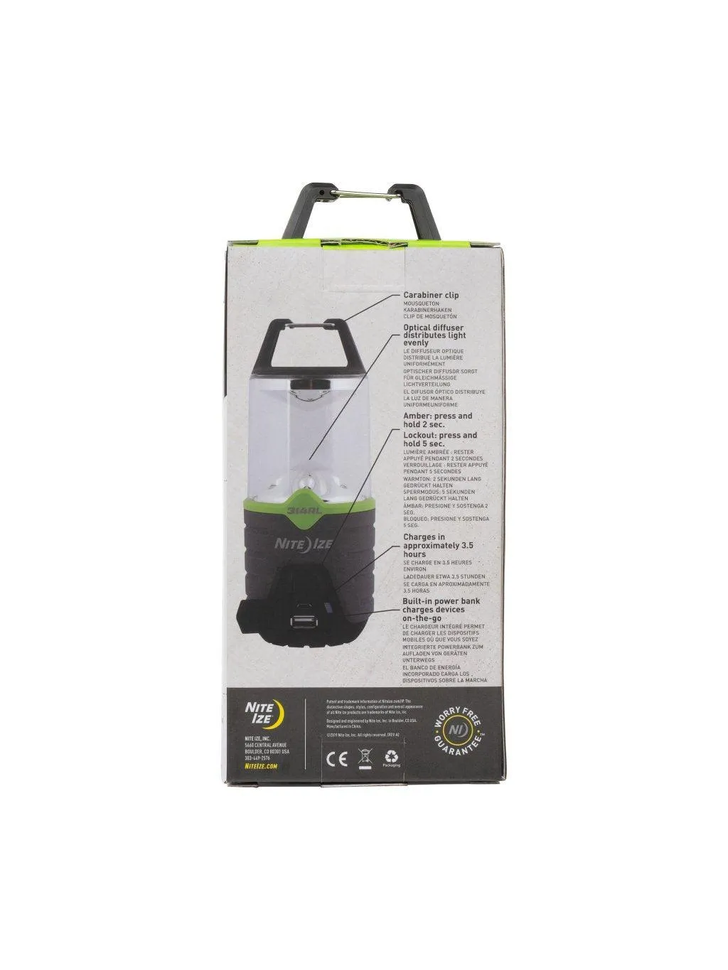 Nite Ize - Radiant 314 Rechargeable Lantern