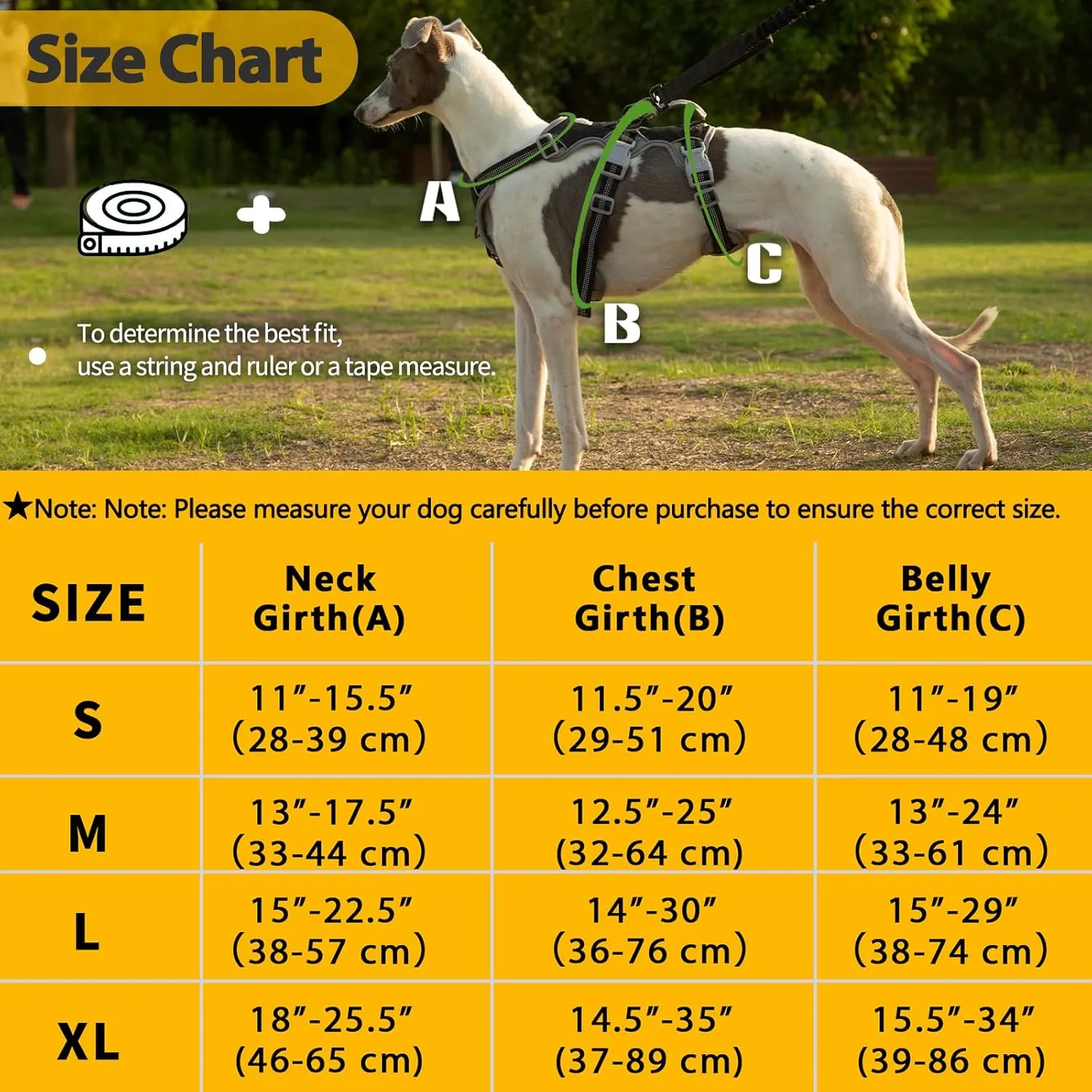 No Escape Dog Harness, Escape Proof Harness, Reflective Harness with Padded Handle, Breathable, Durable, Adjustable Vest for Large Dogs Walking, Training, and Running Gear（Black, L）