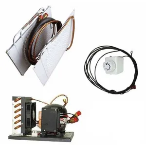 Nova Kool LT211-F3 Low-Power Fridge-Freezer Kit With BDF50 Compressor - 12V to 24V - 350L Fridge or 180L Freezer (LT 201-F2)