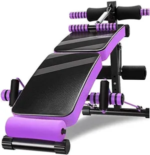 OMaju Fitness Equipment Weight Bench, Dumbbell Bench Standard Weight Benches Weight Bench for Home Fitness Equipment Multi-Function Foldable Abdominal Plate Folding Small Rolling Machine
