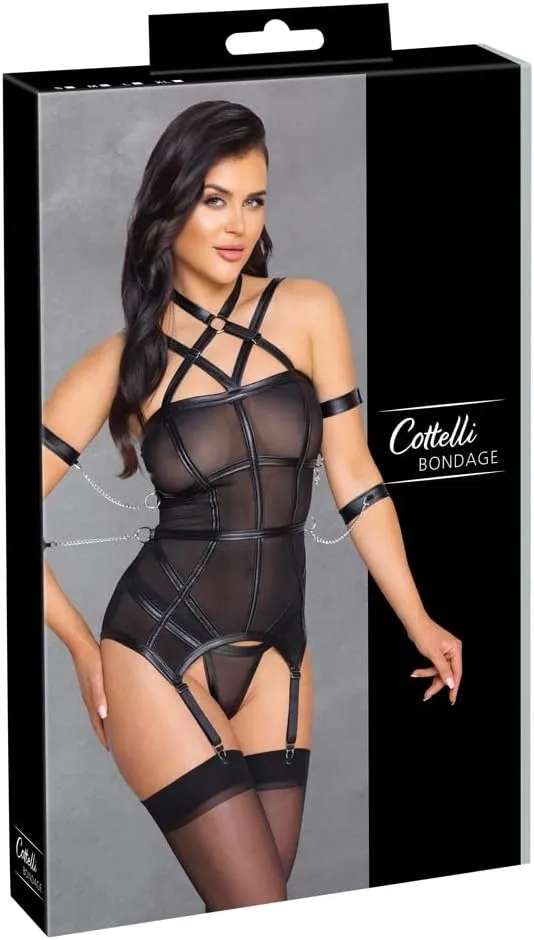 Orion Lingerie Suspender shirt-26329771031 Suspender Shirt Black M