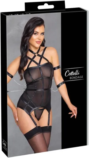 Orion Lingerie Suspender shirt-26329771031 Suspender Shirt Black M