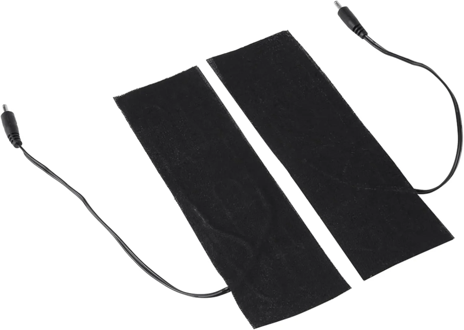 Oumefar 1 Pair USB Carbon Fiber Heating Pad Mat 5V USB Electric Heating Film Heater Pads for Warming Feet, Black USB Powered Heater 19.6 x 6cm/7.72 x 2.36inch