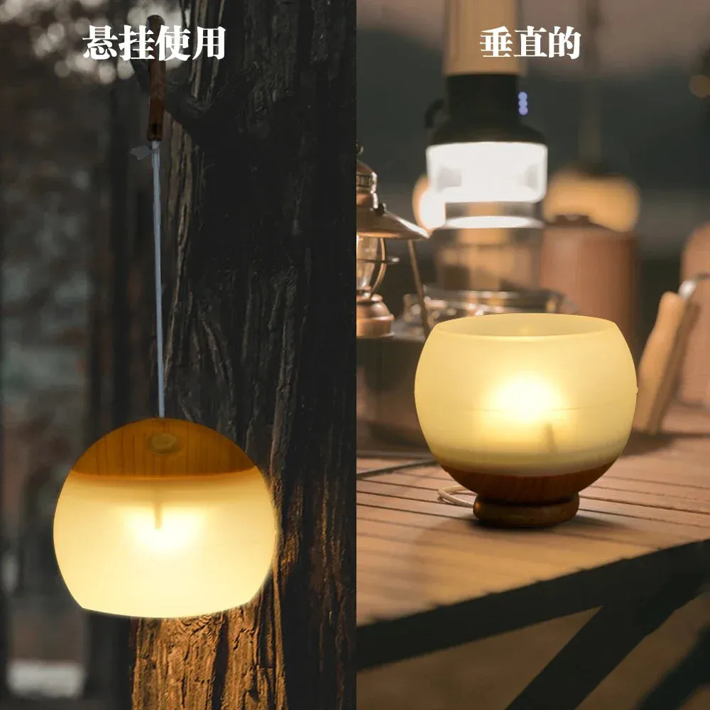 Outdoor Atmosphere Night Light - Rechargeable LED Tent Light