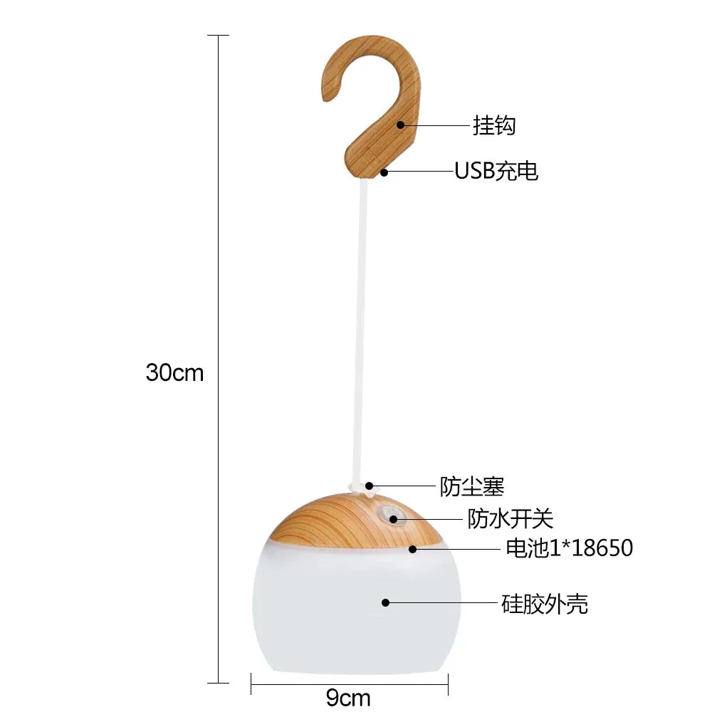 Outdoor Atmosphere Night Light - Rechargeable LED Tent Light