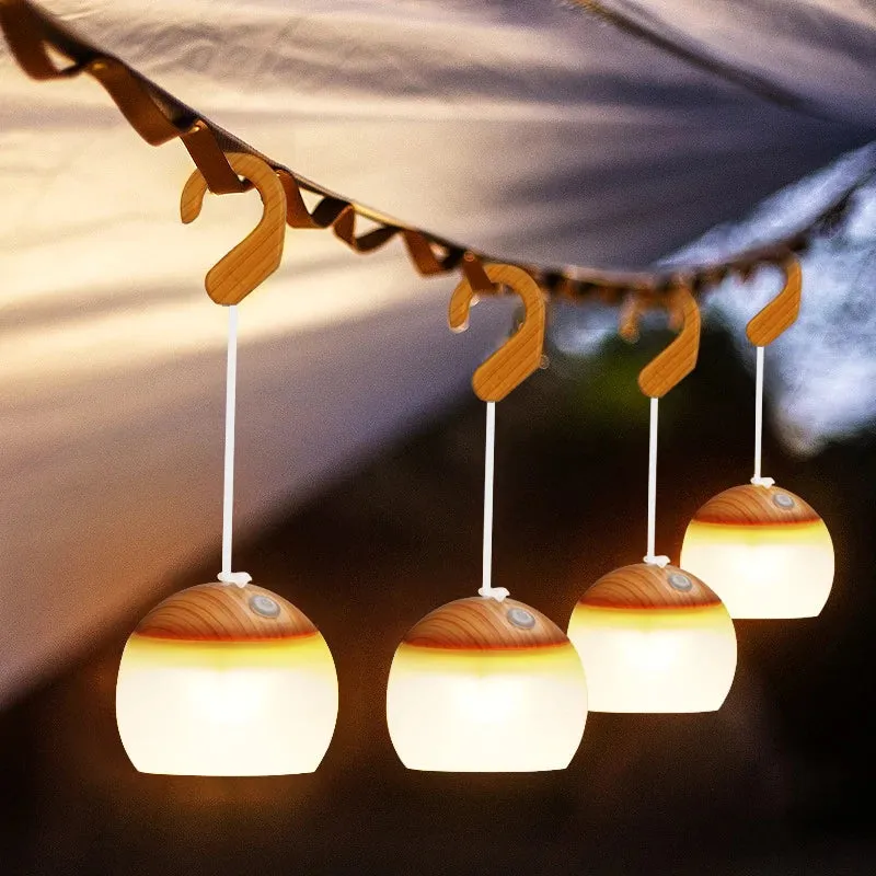 Outdoor Atmosphere Night Light - Rechargeable LED Tent Light