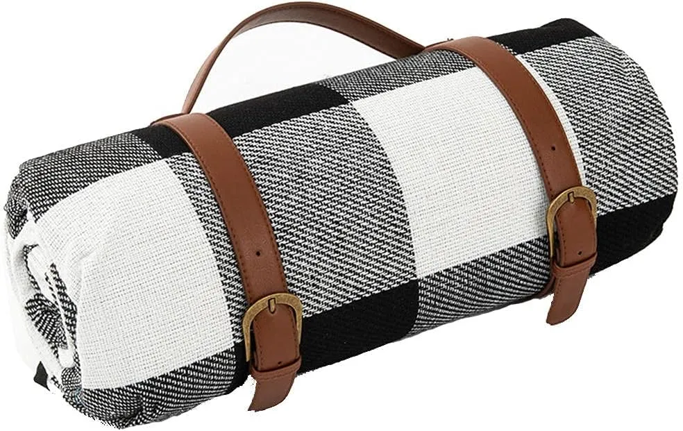 Outdoor Thicken Plaid Picnic Mat Foldable Sleeping Pad Waterproof Moisture Proof Pad Breathable Camping Travel Beach Blanke-G_150x200CM