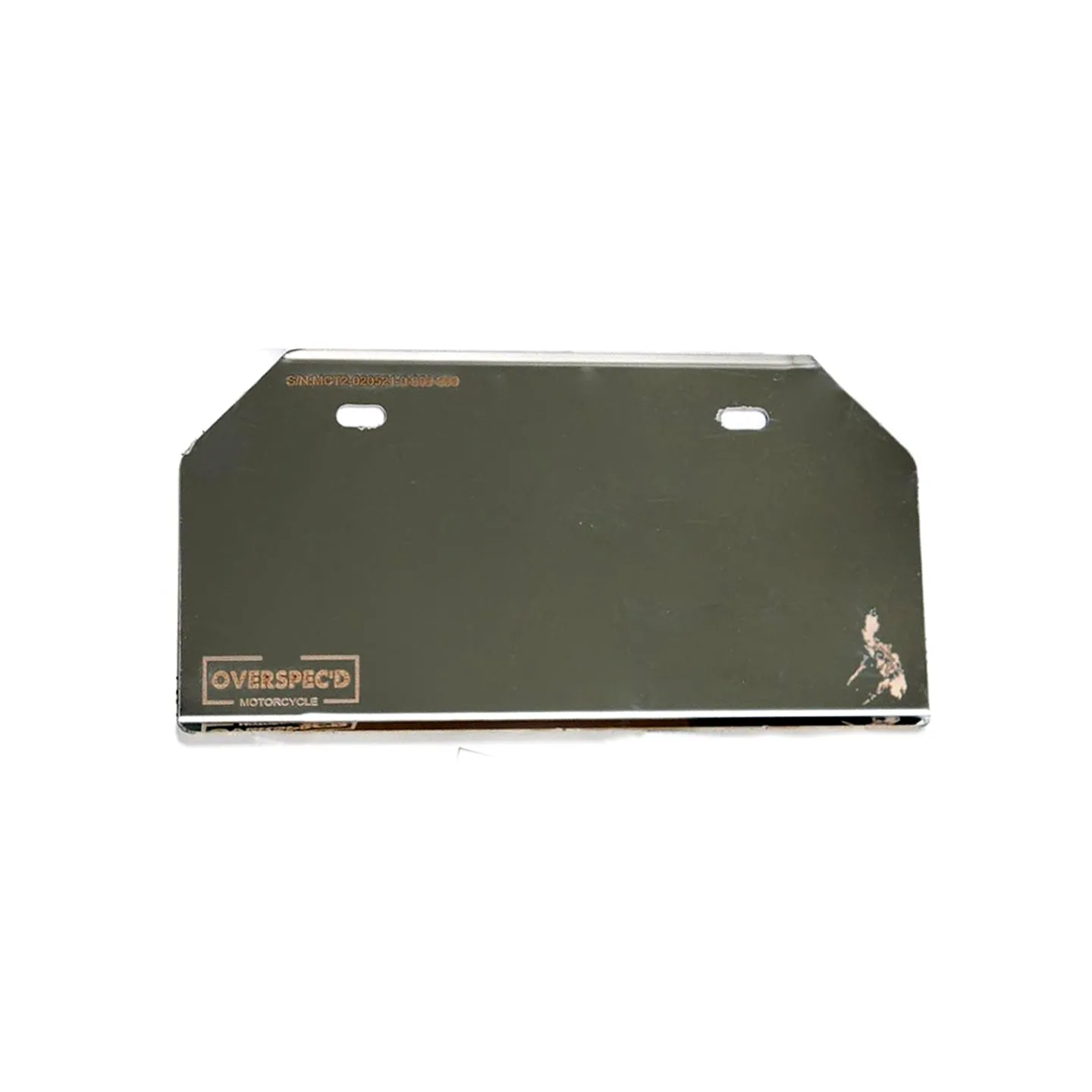 Overspec'D Motorcycle Plate Frame Holder Type 1